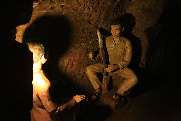 vestiges guerre du vietnam dmz tunnels vinh moc